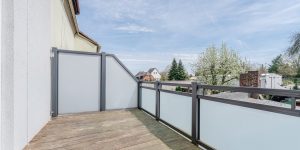 Sonniger Balkon